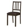 Dining Chair, Side, Upholstered For Dining Room, Transitional (Set of 2) - Brown - Image 14