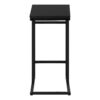 Accent Table, C - Shaped, Modern, Versatile Use - Black - Image 2