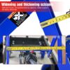 Hydraulic Lift Trolley, 500 Lbs Capacity, With 4 Wheels, For Material Handling And Transportation - Black / Blue - Image 12