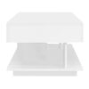 Extendable Coffee Table, Multifunctional Adjustable Coffee Table With Hidden Storage Space For Living Room - White - Image 11