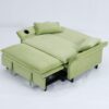 Multi Functional Sofa Bed With Adjustable Armrests And Backrests - Green - Image 16