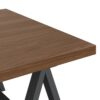 Sawhorse - Solid Walnut Veneer And Metal Coffee Table - Walnut - Image 4