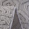 Guros - 2' X 8' Geometric Indoor / Outdoor Area Rug - White - Image 3