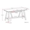 Dylan - Desk - Black - Image 5