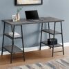 Computer Desk For Home Office, Laptop, Storage Shelves, Convenient Design - Gray - Image 8