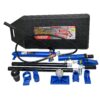10 Ton Portable Hydraulic Equipment Kit For Metal Work - Black / Blue - Image 4
