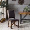 Lancaster - Dining Chair Upholstery - Chocolate - Image 2