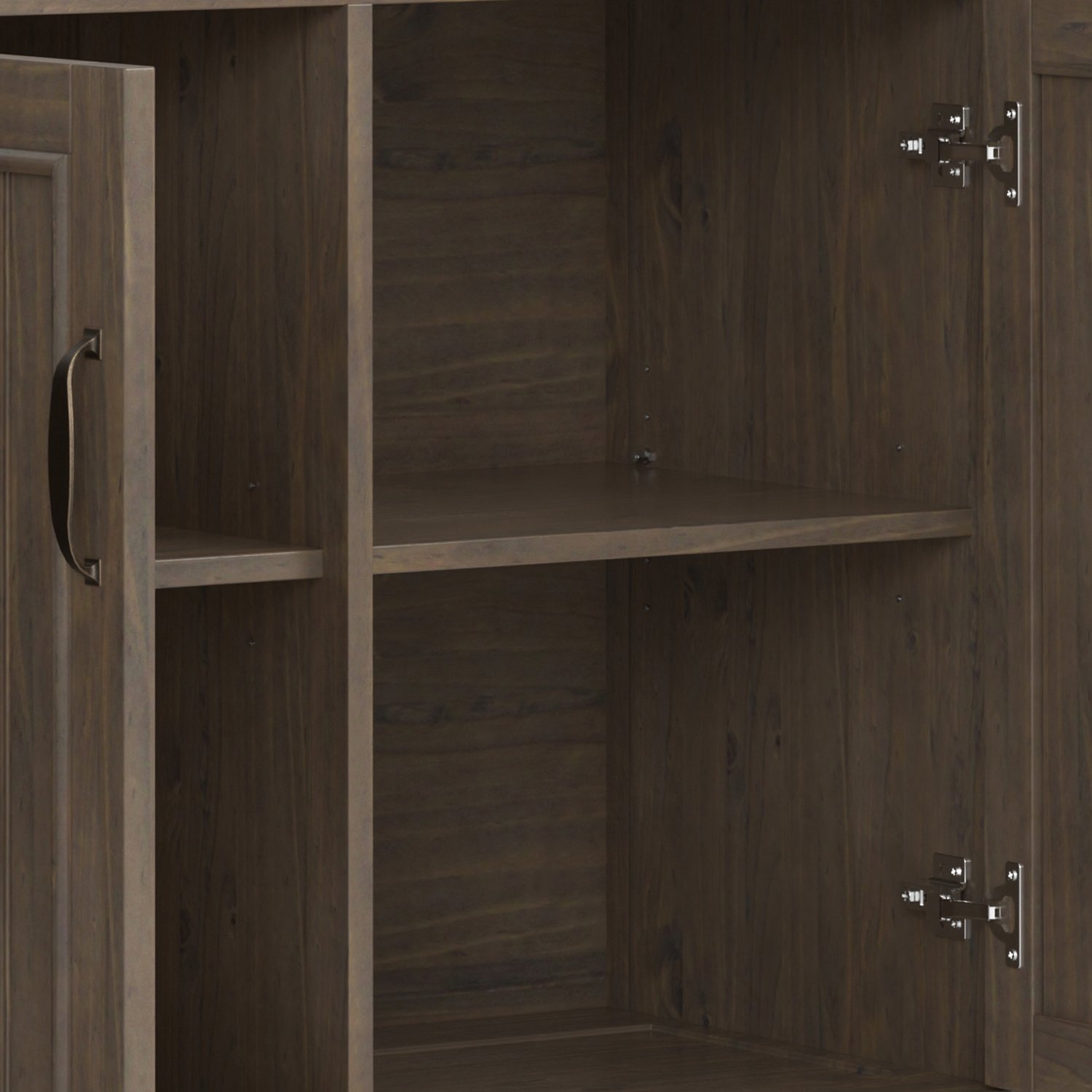Lev - Wide Storage Cabinet - Smoky Brown - Image 5