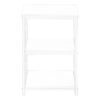 Accent Table, Side Contemporary And Modern - White - Image 2