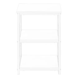Accent Table, Side Contemporary And Modern - White