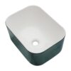 Square Vessel Bathroom Sink - Green - Image 12
