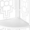 Bookshelf, Bookcase, Etagere, Corner, 4 Tier, For Office, Transitional - White - Image 6
