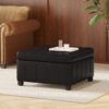 Storage Ottoman For Living Room, Bedroom - Black - Image 5