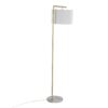 Fran - Contemporary Floor Lamp - Gold / White - Image 4