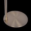 Serene - Floor Lamp With Rotary Switch Base Linen Shade - Brushed Nickel / White - Image 4