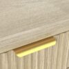 10 Gallon Tilt Out Trash Can Cabinet With Wave Textured Drawer - Oak - Image 18