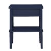 Madison - Nightstand With Full Extension Drawer And Open Shelf - Dark Blue - Image 6