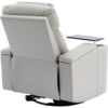 270 Degree Power Swivel Recliner, Home Theater Seating With LED Light Strip, Cup Holder, 360 Degree Swivel Tray Table, And Cell Phone Holder Chair - Gray - Image 16