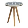 Inlay - Bone Tripod Stool - Beige / White - Image 2
