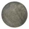 Drum Accent Side Table, Contemporary & Modern - Silver - Image 5