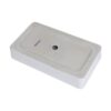Vessel Rectangular Bathroom Sink - White - Image 8