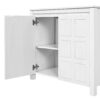 Vintage Bathroom Vanity Organizer With Sink And Storage Cabinet, 36" - Antique White - Image 14