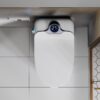 Smart Toilet Bidet Combo With Foot Sensor, LED Display, Heated Seat And Airflow, Ceramic - White - Image 5