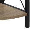 Bookshelf, Bookcase, Etagere, Corner, 4 Tier, Office, Contemporary & Modern - Taupe - Image 7