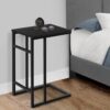 Accent Table, C - Shaped, Modern, Versatile Use - Black - Image 10