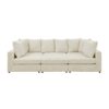 Haven - 6 Piece Modular Sectional - Cream - Image 4