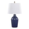 Rockwell - Contemporary Table Lamp (Set of 2) - Dark Blue / Polished Nickel / White - Image 2