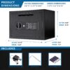 Compact Keypad Depository Safe - Black - Image 7