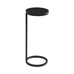 Yancey - Round Metal Accent Table - Antique Bronze