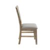 Dining Side Chair With Cushioned Seats And Backs (Set of 2) - Cream / Gray - Image 7