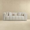Beatrice - Modern Tufted Sofa - Ivory / White - Image 5