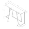 Accent Console Table For Entryway, Durable Construction - Taupe - Image 5