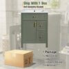 Bathroom Vanity With Sink, Soft Close Storage - Green - Image 10
