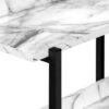 Accent Console Table For Entryway, Contemporary And Modern - White / Gray - Image 6