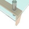 Rectangle Glass Coffee Table Modern Side Center Table For Living Room - Clear - Image 10