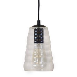 Torus - Long Industrial Pendant - Clear