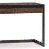 Erina - Large Desk - Rustic Natural Aged Brown - Image 6