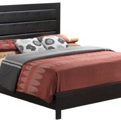 Full Bed With Storage Transitional - Black
