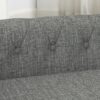 Modern Linen Fabric Elevated Pet Bed For Small And Medium Dogs - Light Gray - Image 5
