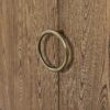 Two Door Server - Light Brown - Image 5
