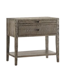 Sunveil - 1 Drawer Nightstand With Features - Gray
