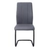 Dining Chair, Side, Upholstered, Contemporary & Modern (Set of 2) - Gray - Image 2