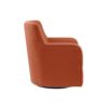 Adele - Swivel Chair With Button Tufted Back And Swivel Base - Orange - Image 6