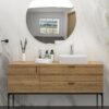 Rectangular Modern Vessel Bathroom Sink - White - Image 5