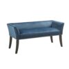 Welburn Accent Bench With Low Back And Flared Arms - Blue - Image 5