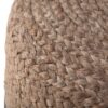 Lydia - Round Pouf - Navy / Natural - Image 6